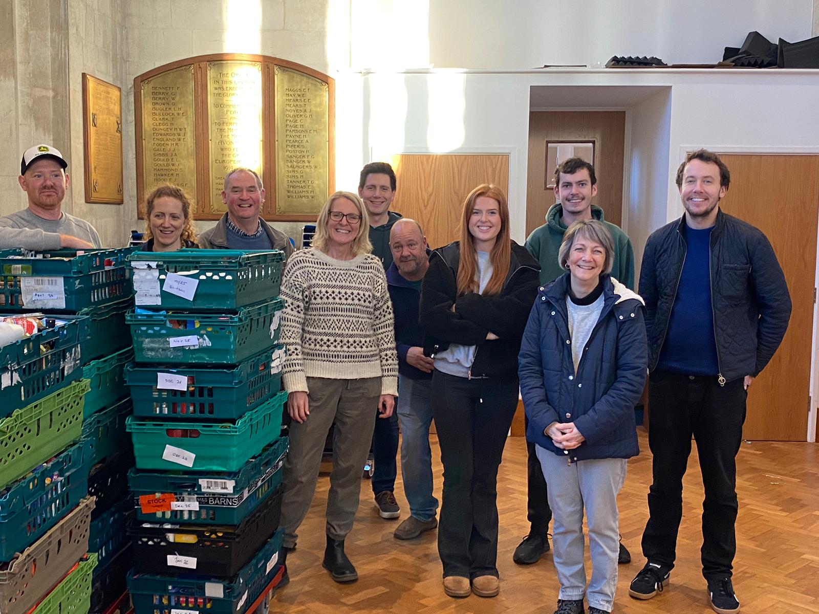 Property and governance team on volunteering day