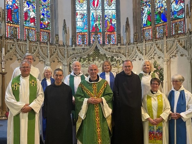 Benedictine monks visiting Westbury-on-Trym