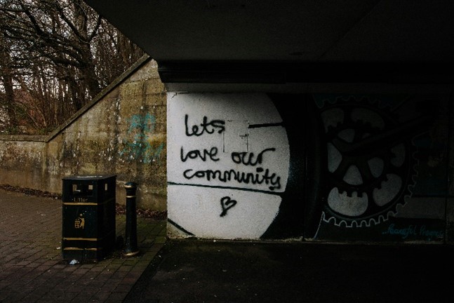Graffiti: Let's love our community