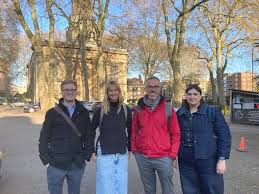 AC Housing Team: Nathan, Beki, Jonathan and Tash at St John’s, Hoxton