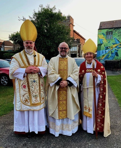 Fr Simon Clark at service