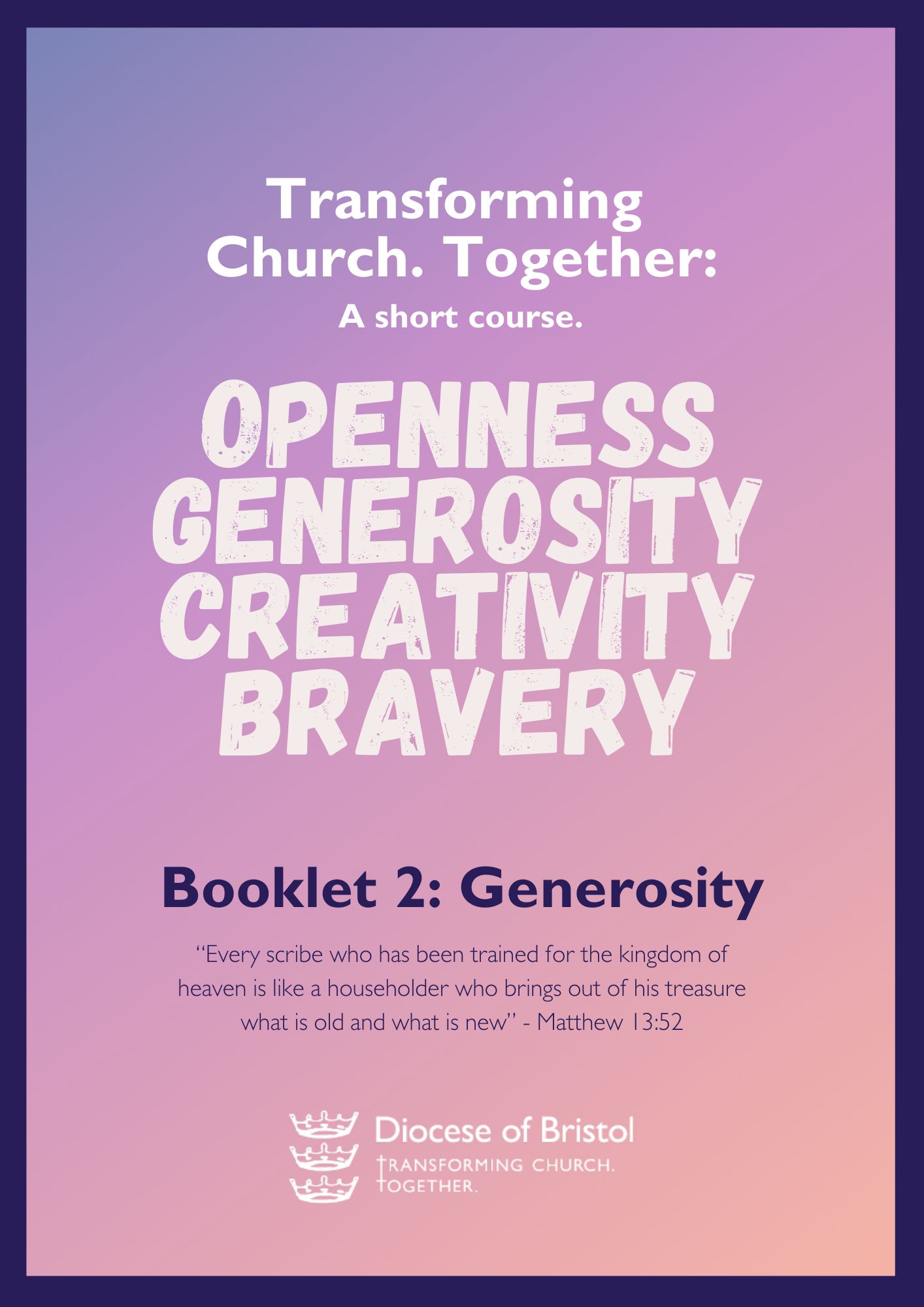 Booklet two: Generosity
