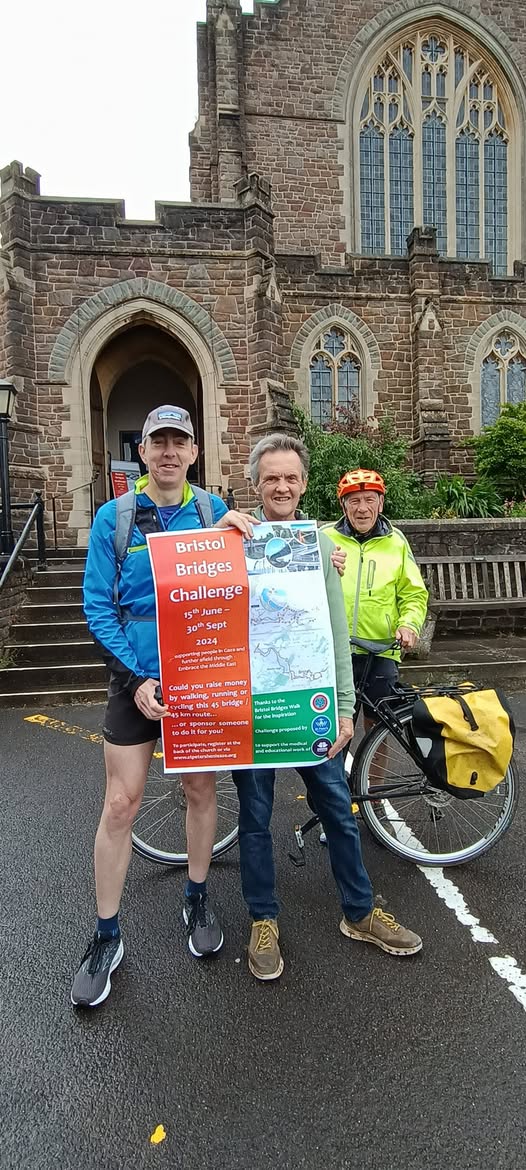 St Peter's Henleaze Bridge Walk Challenge for Embrace the Middle East