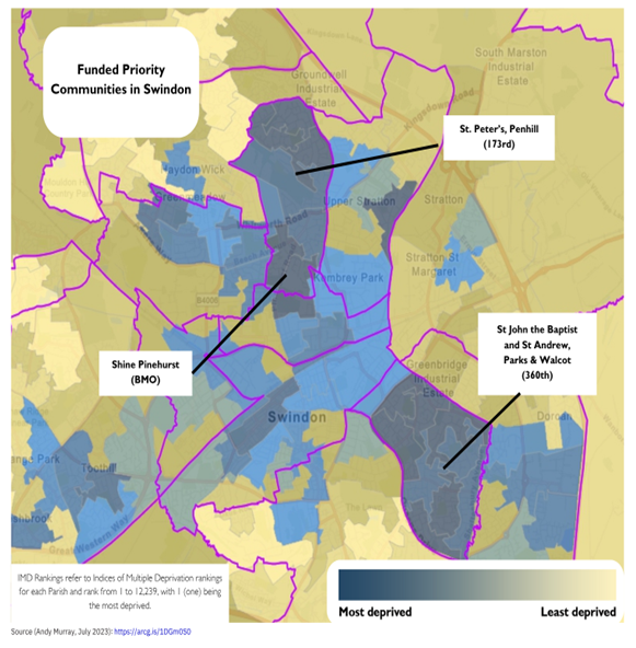 PCN Map Swindon