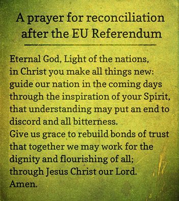 Prayer for Europe