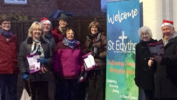 Open Evangelising at the Station for Christmas